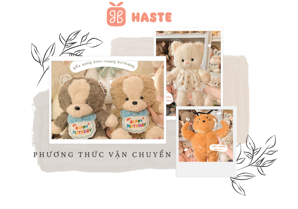Phương thức vận chuyển tại haste