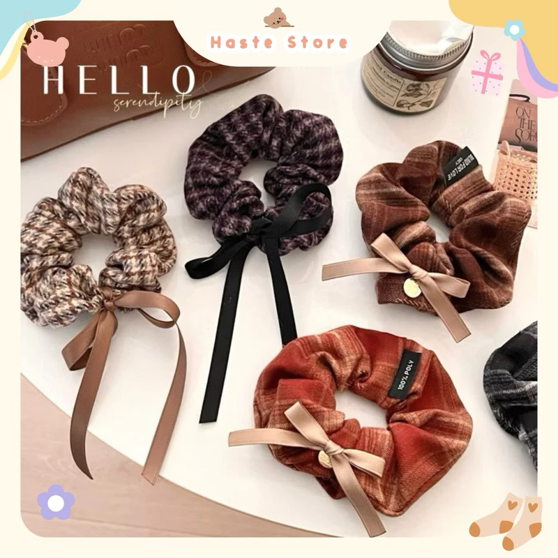 Scrunchies Nơ Buộc Tóc Sang Chảnh tại haste