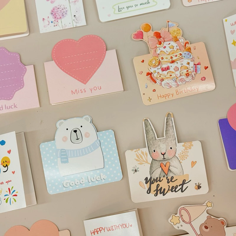 Thiệp Giấy Quà Tặng Kèm Lời Chúc Thư Tay Dễ Thương tại haste